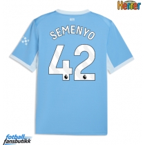 Manchester City Antoine Semenyo #42 Hjemmedrakt 2026-27 Kortermet